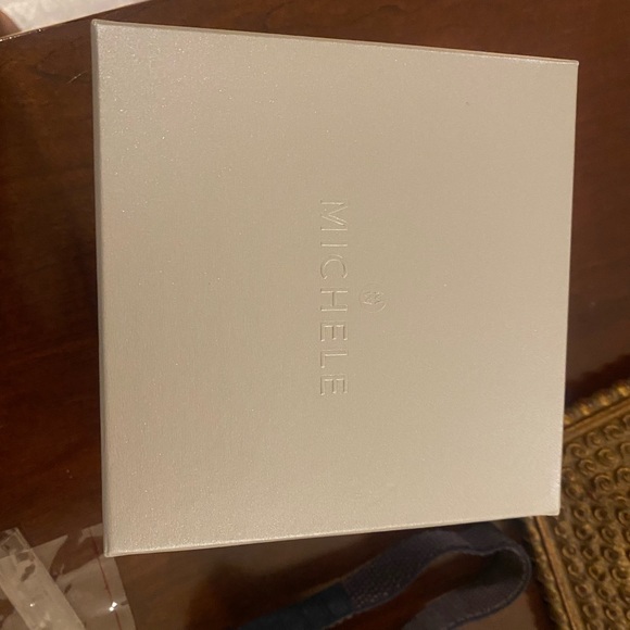 Michele Caber Mid Diamond watch Gold/Blue - Picture 3 of 14